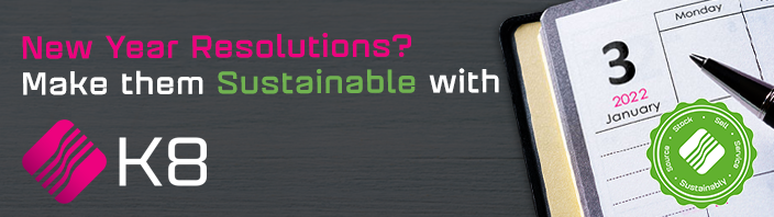 Make your new year's resolutions sustainable with K8
