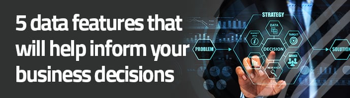 Data can inform business decisions