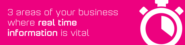3 areas of your manufacturing business where real-time information is vital 3 areas of your manufacturing business where real-time information is vital