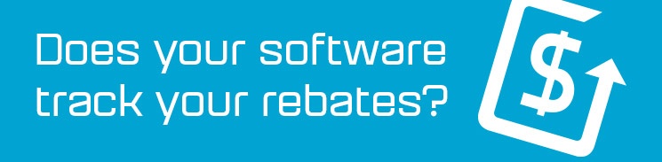Does your software track your rebates?